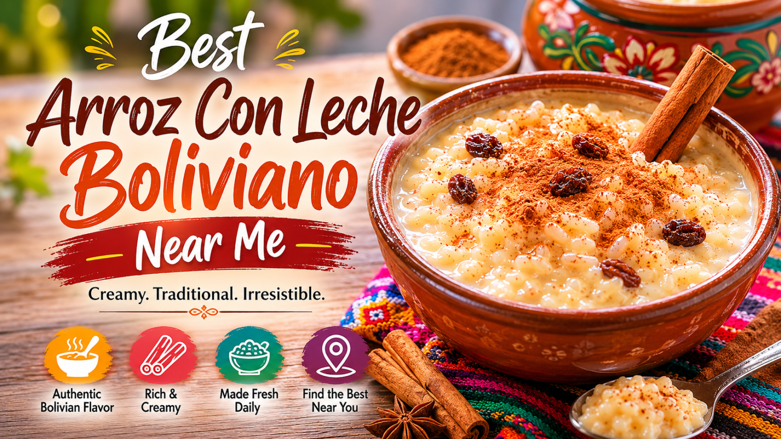 best arroz con leche boliviano near me​