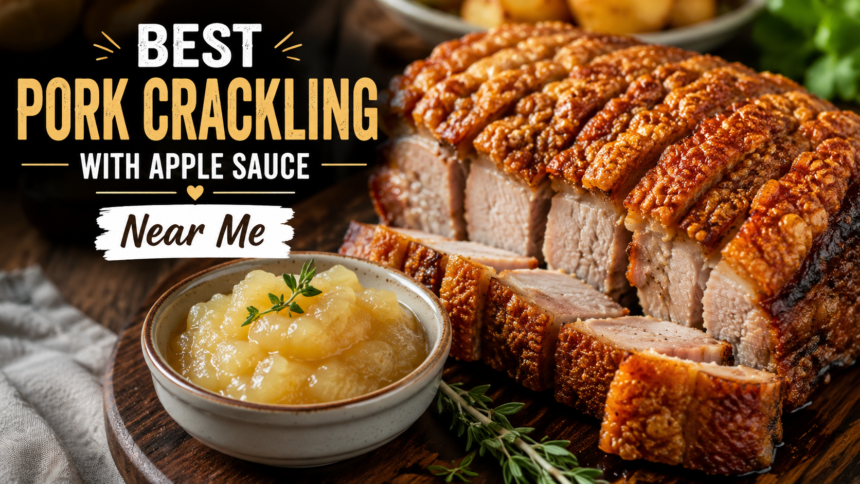 best pork crackling with apple sauce near me best pork crackling with apple sauce near me