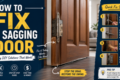 how to fix a sagging door
