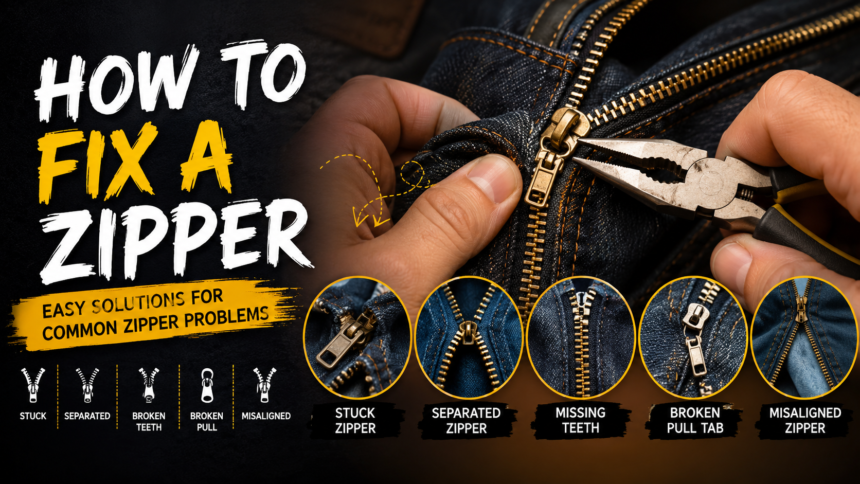 how to fix a zipper