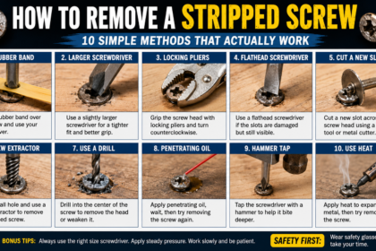 How to Remove a Stripped Screw