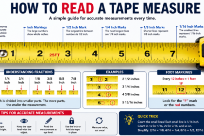 how to read a tape measure