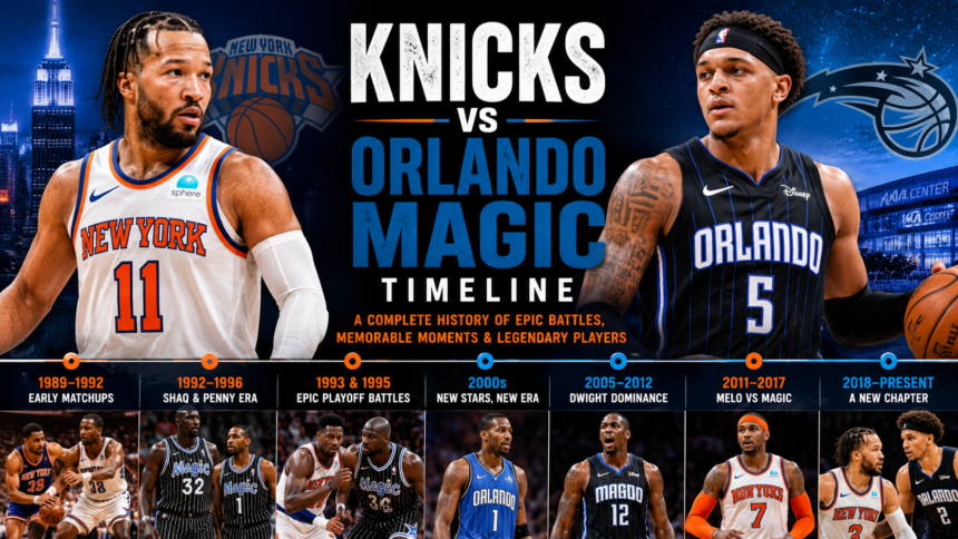 knicks vs orlando magic timeline