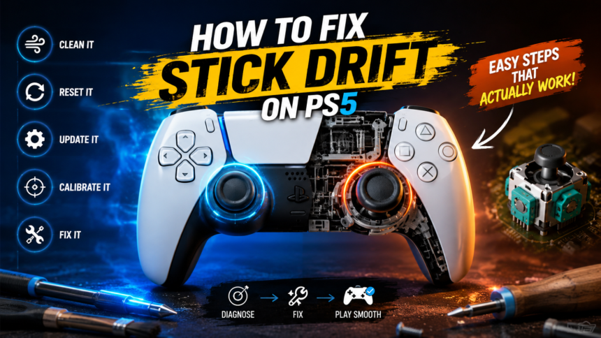 how to fix stick drift ps5 how to fix stick drift ps5