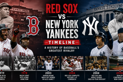 red sox vs new york yankees timeline