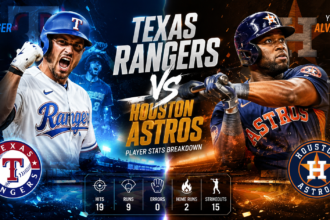 texas rangers vs houston astros match player stats​