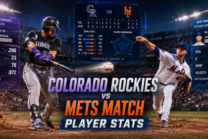 colorado rockies vs mets match player stats