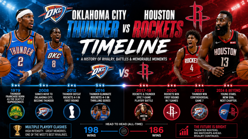 oklahoma city thunder vs houston rockets timeline oklahoma city thunder vs houston rockets timeline
