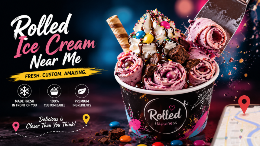 rolled ice cream near me