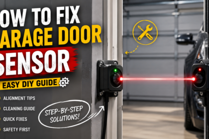 how to fix garage door sensor