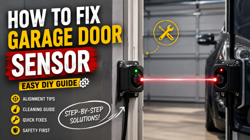 how to fix garage door sensor how to fix garage door sensor