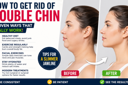 how to get rid of double chin