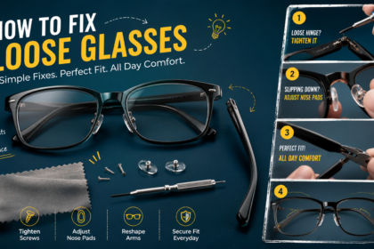 how to fix loose glasses