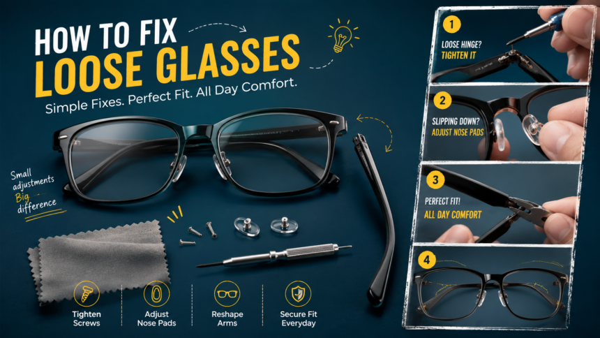 how to fix loose glasses how to fix loose glasses