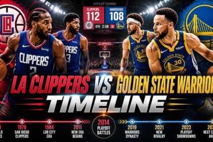 la clippers vs golden state warriors timeline