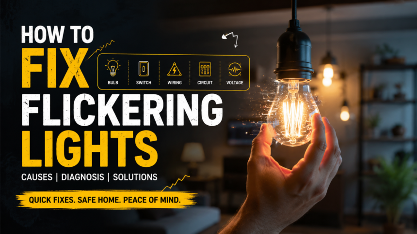 how to fix flickering lights how to fix flickering lights