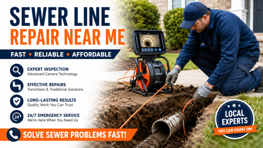 sewer line repair near me