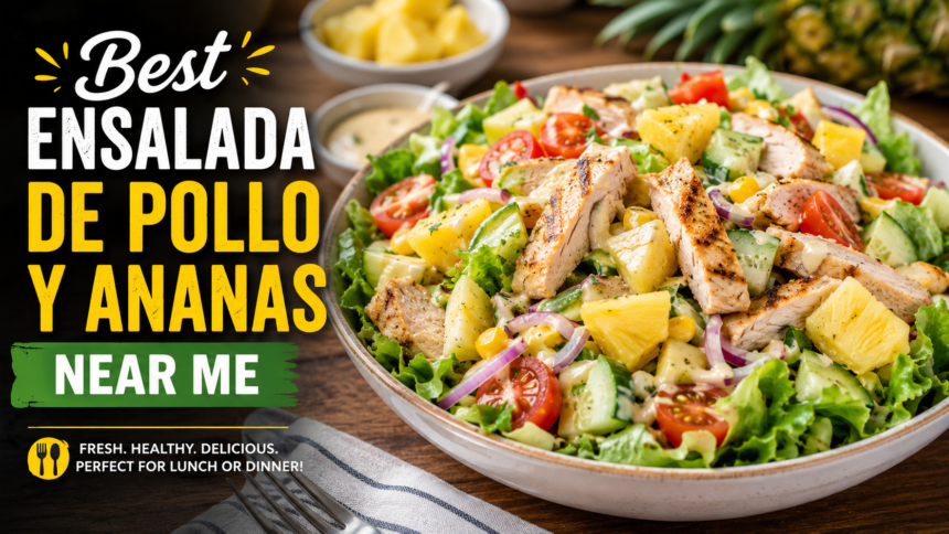 best ensalada de pollo y ananas near me