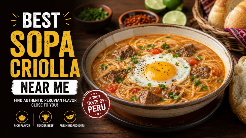 best sopa criolla near me