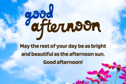 good afternoon wishes