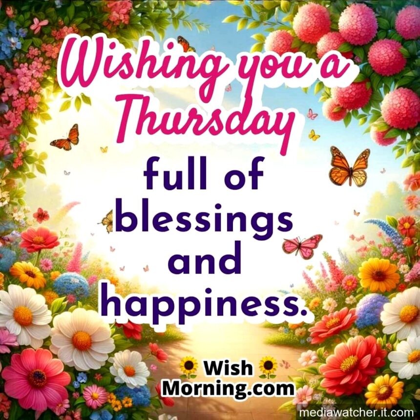 happy thursday blessings