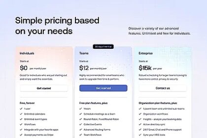test.com pricing enterprise plans